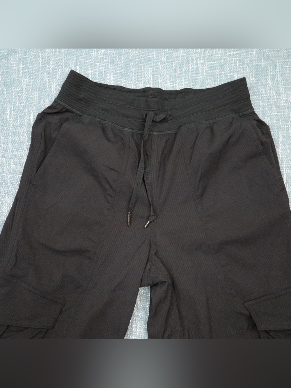 Lululemon Dance Studio Cargo Joggers Black Women's Size XXS Mid Rise Pants - Picture 12 of 13